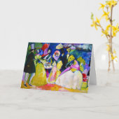 Groep van Crinolines door Wassily Kandinsky Kaart (Gele Bloem)