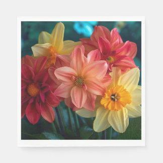 Groep van Dahlia's Servet