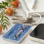 Groep van knelpuntdolfijnen - Oman Sleutelhanger (Voorkant Rechts)