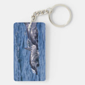 Groep van knelpuntdolfijnen - Oman Sleutelhanger (achterkant)