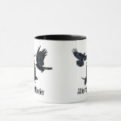 Groep van Kroes Murder Birds Black Silhouette Mok (Midden)