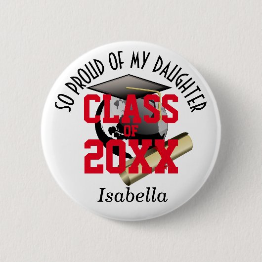 Groep van Mijn Afstuderen Ronde Button 5,7 Cm (Voorkant)