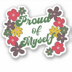 Groep van Myself Goal Getter Sticker