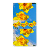 Groep van narcissen gouden medaille bloemen etiket (Voorkant)