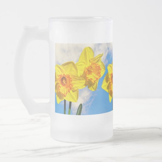 Groep van narcissen gouden medaille bloemen Mok (Links)