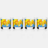 Groep van narcissen gouden medaille bloemen whisky glas (Rechts)
