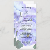 Groep van Paarse Pansies en het programma voor het (Voorkant / Achterkant)