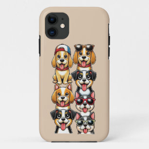 Groep van Puppies iPhone 11 Hoesje
