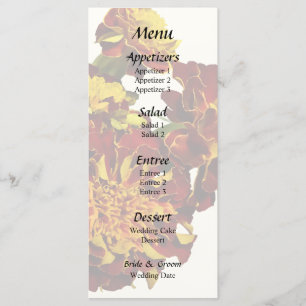 Groep van verschillende soorten Marigolds Menu