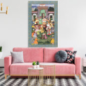 Groep van Whirling Dervishes, van de Grote Levende Canvas Afdruk (Insitu (Woonkamer))