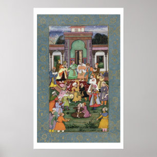 Groep van Whirling Dervishes, van de Grote Levende Poster