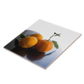 Groep verse tangerines tegeltje (Zijkant)