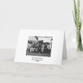 Groep vrouwenbeschermers tijdens de Tweede Wereldo Kaart (Achterkant)