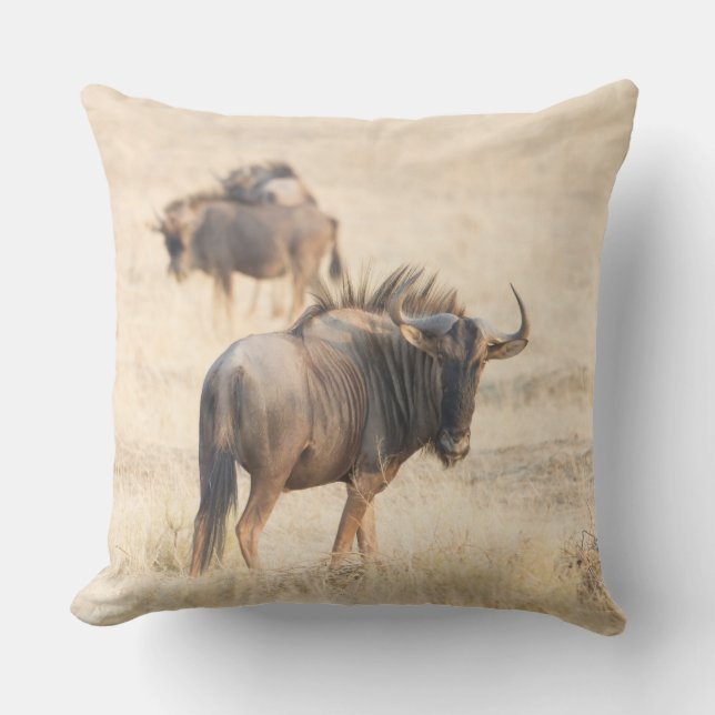 Groep wildebeest buitenkussen (Voorkant)