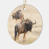 Groep wildebeest keramisch ornament (Links)