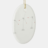 Groep windturbines keramisch ornament (Rechts)