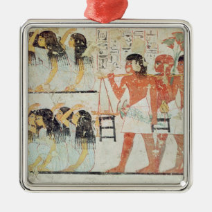 Groepen van rouwenden bij de begrafenis metalen ornament