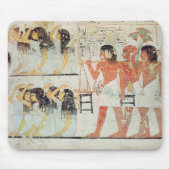 Groepen van rouwenden bij de begrafenis muismat (Voorkant)