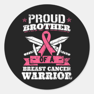 Groeperbroeder van borstkanker Roze waren Ronde Sticker
