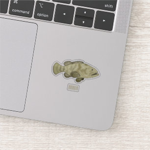 Groeperige illustratie van de cartoon sticker