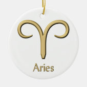 Groepering gouden symbool keramisch ornament (Voorkant)