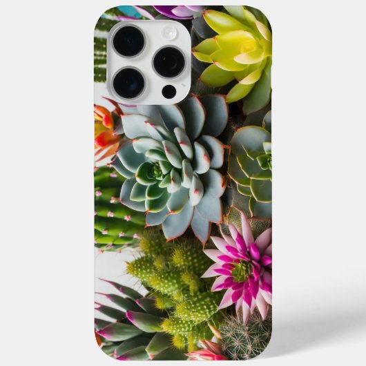 Groepering van cactus en succulente planten Case-Mate iPhone case (Achterkant)