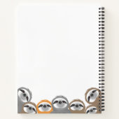 Groepering van het bos notitieboek (Achterkant)