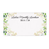 Groepering verzamelen Naam label rand rand label (Voorkant)