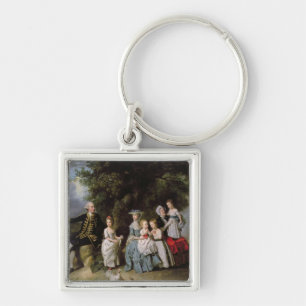 Groepportret van de Colmore Familie Sleutelhanger