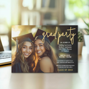 Groepsfeest Afstuderen - Gezamenlijke foto Kaart