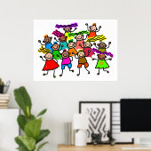 Groepsfoto Poster (Thuiskantoor)