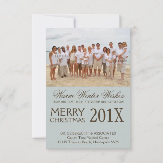 Groepsfotobatenvakantiewensen Kaart (Voorkant)