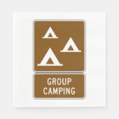 Groepskampeerteken Servet (Voorkant)