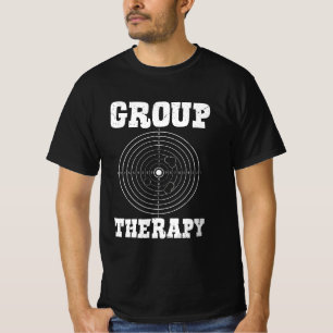 Groepstherapie Pro Pistolen Eigenaar Afzuigbereik T-shirt