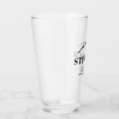 Groeste gepersonaliseerde STEPDAD zwarte Pint ter Glas (Rechts)