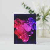 Groet de rode, witte en blauwe briefkaart (Staand voorkant)