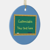 Groet Groet Groet-Chalkboard -  Keramisch Ornament (Rechts)