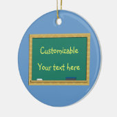 Groet Groet Groet-Chalkboard -  Keramisch Ornament (Links)