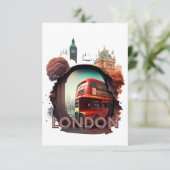groet londen bedankkaart (Staand voorkant)