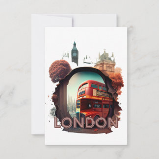groet londen bedankkaart