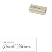 Groet Ondertekening Rubberstempel (Gestempeld)