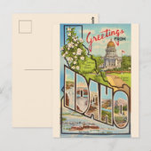 Groet uit Idaho Briefkaart (Voorkant / Achterkant)