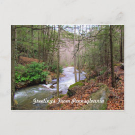 Groet uit Pennsylvania Briefkaart