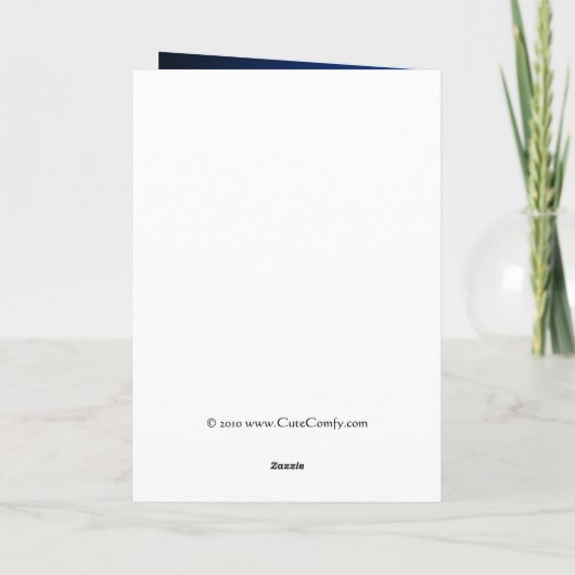 Groet van de Moederdag Kawaii Kaart (Achterkant)