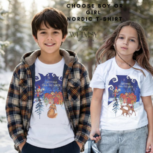 Groet van de Noord I Village Fox Kids T-shirt