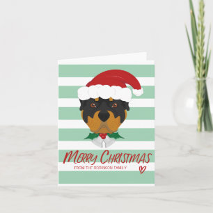 Groet van de Vakantie van Kerstmis van de Hond van Kaart