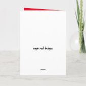 GROET VAN HET MASKER VAN HET GEZICHT VAN HET KAART (Achterkant)