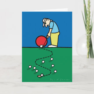 Groeten 201802 van het golf kaart