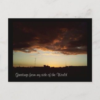 Groeten aan mijn kant van de wereld briefkaart