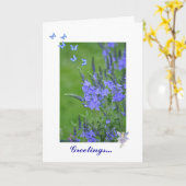 Groeten... Kaart (Gele Bloem)